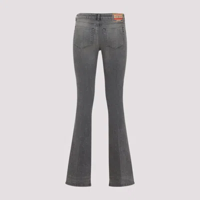 Diesel Five-pocket Design Flared Jeans In Black