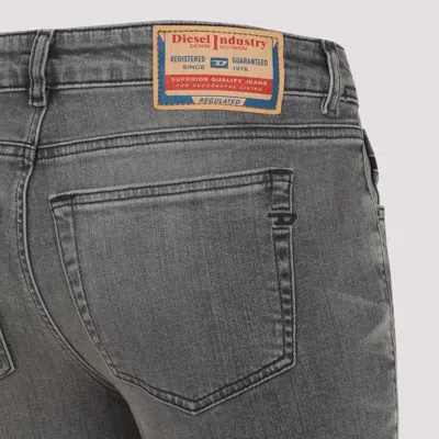 Diesel Five-pocket Design Flared Jeans In Black