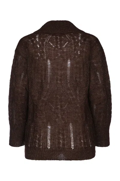 Iblues Knitwears I Blues In Brown