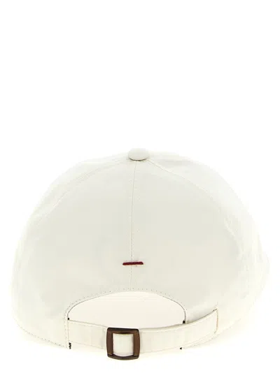 Brunello Cucinelli Logo-embroidered Baseball Cap In White