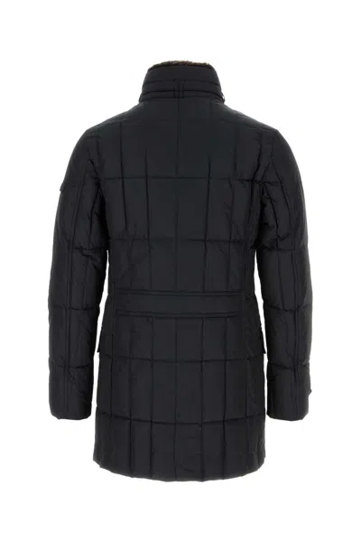 Moorer Slate Polyester Morris Down Jacket In Blue
