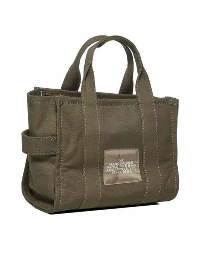 Marc Jacobs Mud Canvas Mini The Tote Bag Handbag
