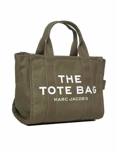 Marc Jacobs Mud Canvas Mini The Tote Bag Handbag