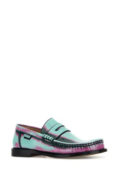 Loewe Mocassini Campo In Pelle Multicolor Donna