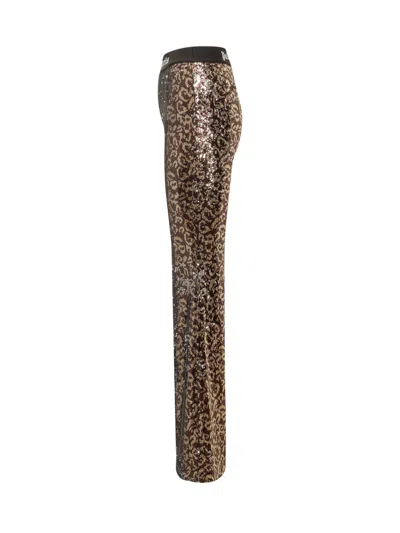 Palm Angels Multicolor Multi Color Embellished Sequins In Brown
