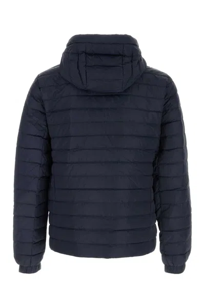 Refrigiwear Navy Blue Nylon Summer Down Jacket In Blue