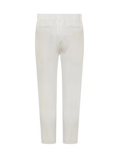 Brunello Cucinelli Cropped Trousers In White