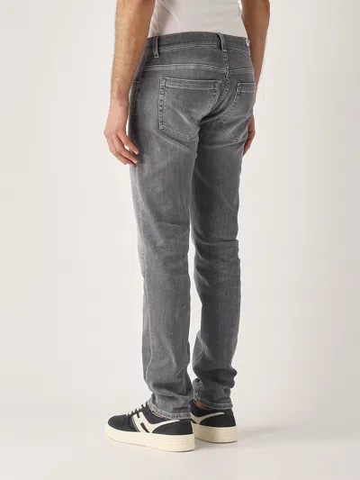 Dondup Jeans George Skinny Fit Stretch Jeans In Gray