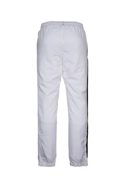 Lacoste Logo Print Track Pants In Multi