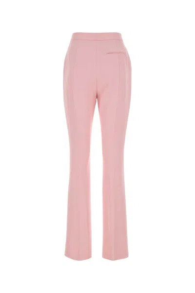 Alexander Mcqueen Women's Crepe Cigarette Pant In Pink
