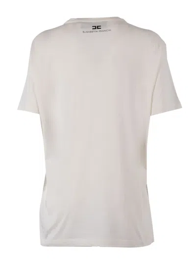 Elisabetta Franchi Womens T-shirt In Neutral