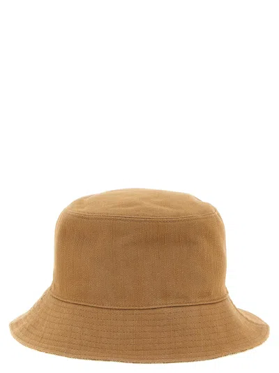 Fendi Ff-pattern Reversible Bucket Hat In Brown