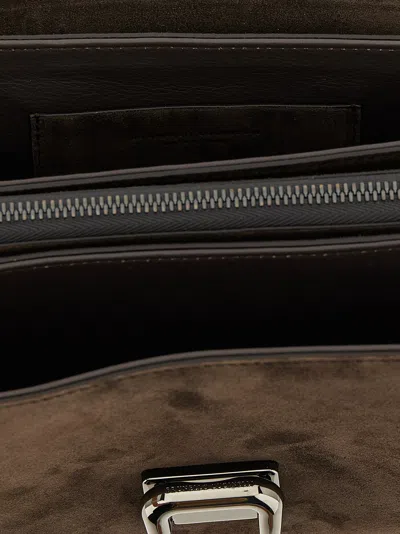 Brunello Cucinelli Sartorial Shoulder Bag In Brown