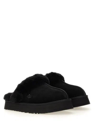 Ugg Disquette Slippers In Black