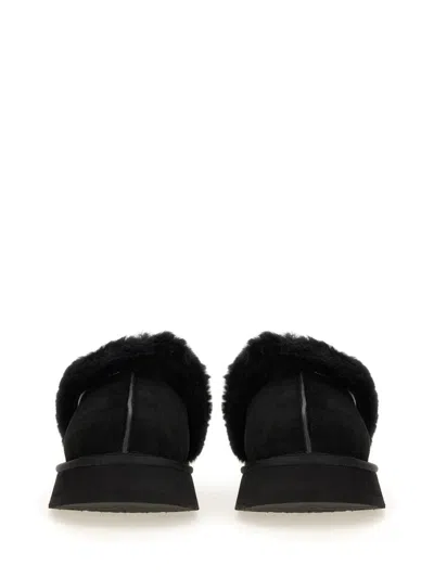 Ugg Disquette Slippers In Black
