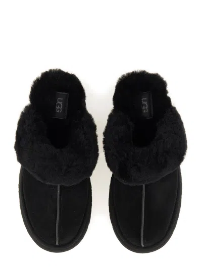 Ugg Disquette Slippers In Black