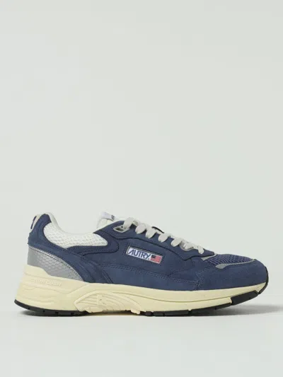 Autry Round Toe Rubber Sole Sneakers In Blue
