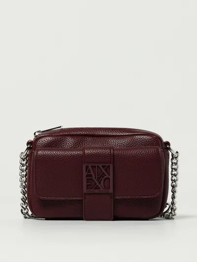 Armani Exchange Crossbody Bag  Woman Color Burgundy In Burgundy