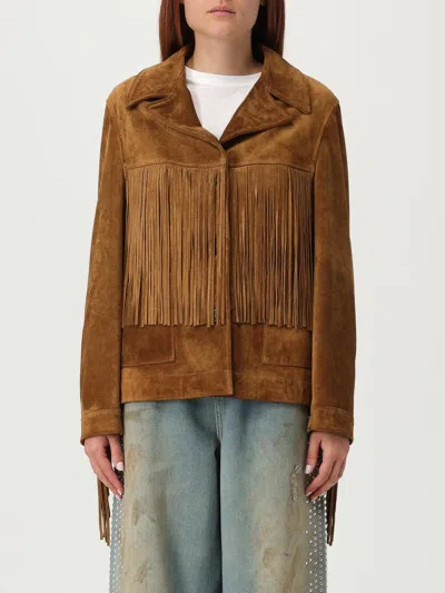 Golden Goose Paul Smith Loves Barbour Multicolor Stripe Cotton Jacket In Brown