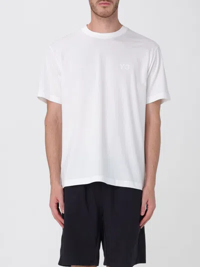 Y-3 Regular Short Sleeve T-shirt In White