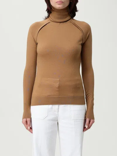 Victoria Beckham 'piping' Sweater In Brown