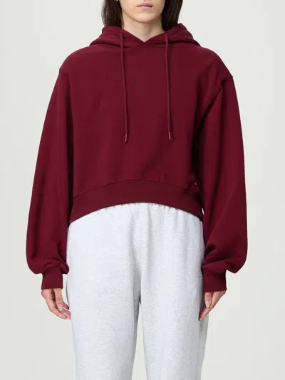 Rotate Birger Christensen Rotate Birgerchristensen Terry Back Hoodie In Red