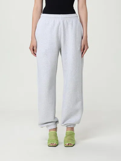 Rotate Birger Christensen Trousers With Elastic Waistband And Side Pockets In Gray