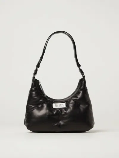 Maison Margiela Glam Slam Small Shoulder Bag In Black