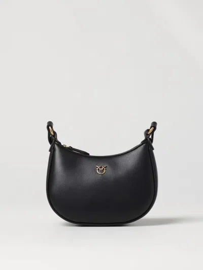 Pinko Half Moon Mini Bag In Black