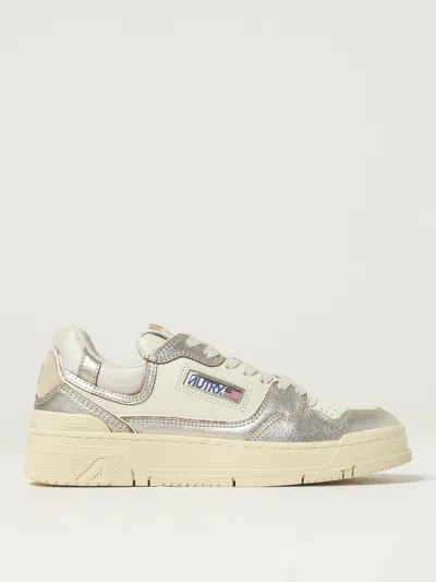 Autry Retro-inspired Sneakers With Chunky Sole And Metallic Accents In Multi