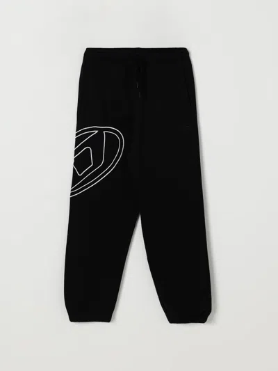 Diesel Pantaloni Sportivi Con Stampa In Black