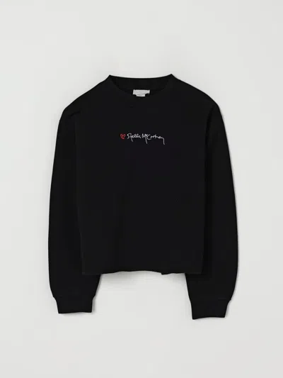 Stella Mccartney Kid - Heart Logo Sweatshirt In Black