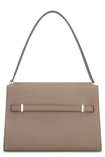 Tory Burch Lee Radziwilli Grande Shoulder Bag In Gray