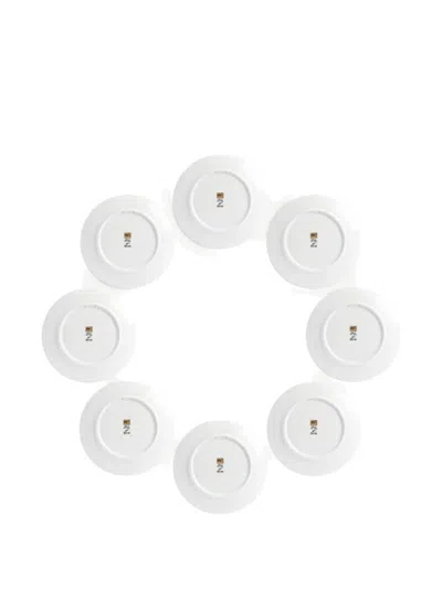 Fornasetti Decorative Face-motif Plates (set Of Eight) In Multi