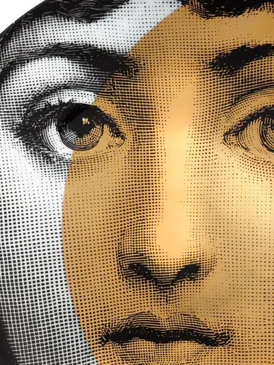 Fornasetti Decorative Face-motif Plates (set Of Eight) In Multi