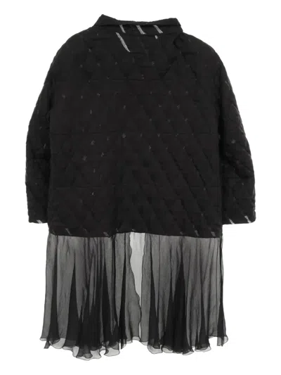 Pre-owned Chanel 1986 Quilting Zip Jacket In Black