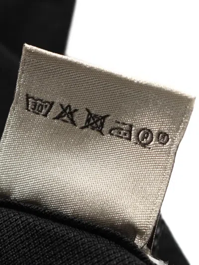 Pre-owned Hermes 2010 Logo-embroidered T-shirt In Black