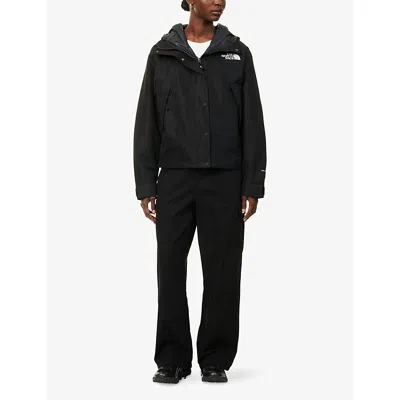 The North Face Womens Tnf Black Dryvent™ Mono Mountain Shell Jacket In Black