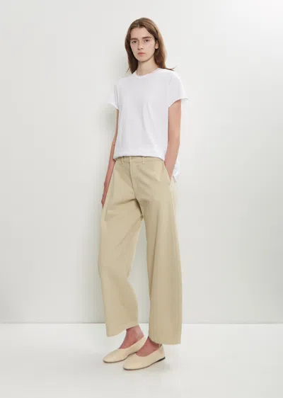 Labo.art Bum Cotton Twill Pant In Neutral