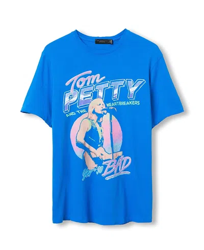 Junk Food Clothing Unisex Tom Petty Yer So Bad Vintage-like Tee In Blue