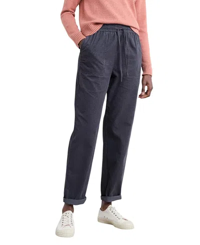 Seasalt Cornwall Dayby Utility Drawstring Pants In Gray