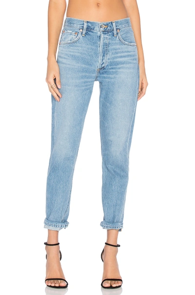 Agolde Jamie High Rise Classic Jeans In Brooklyn