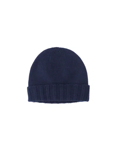 Drumohr Stylish Mini Knitted Scarf For Men In Blue