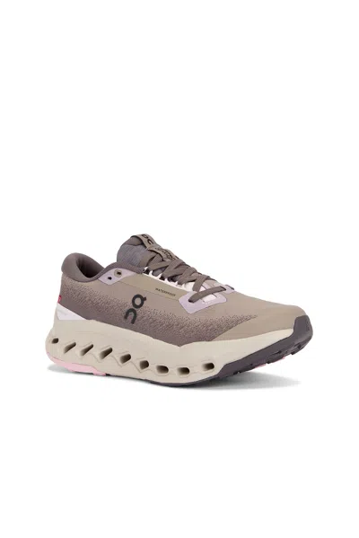 On Cloudsurfer Trail 2 Wp Sneaker In Black