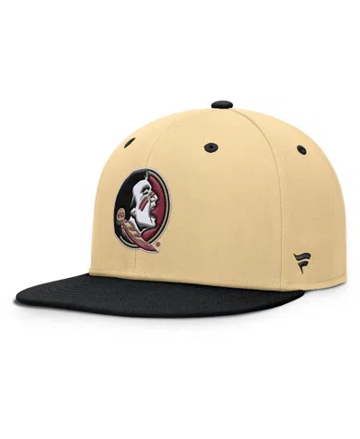 Fanatics Men's Khaki/black Florida State Seminoles Balance Fitted Hat In Brown