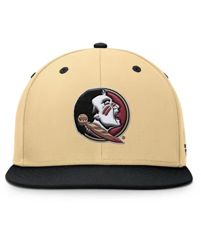 Fanatics Men's Khaki/black Florida State Seminoles Balance Fitted Hat In Brown