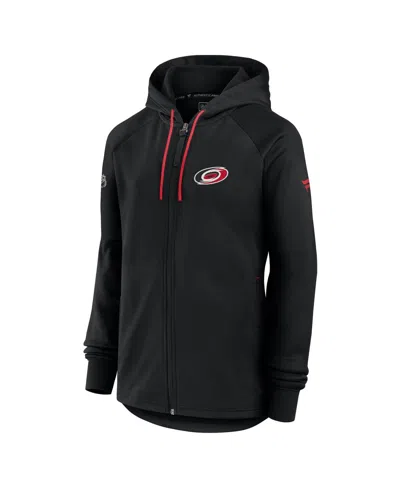 Fanatics Women's Black New Jersey Devils Authentic Pro Rink Fleece Full-zip Jacket In Black