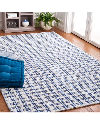 Safavieh Abstract Alorae Hand-tufted Wool-blend Rug In Blue