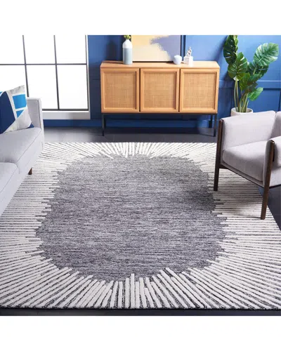 Safavieh Abstract Peyla Hand-tufted Wool-blend Rug In Gray