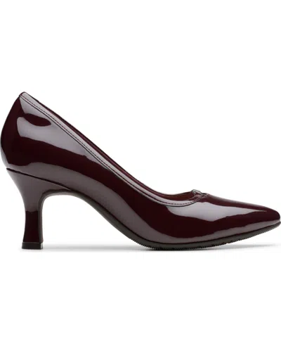 Clarks Kataleyna West In Burgundy